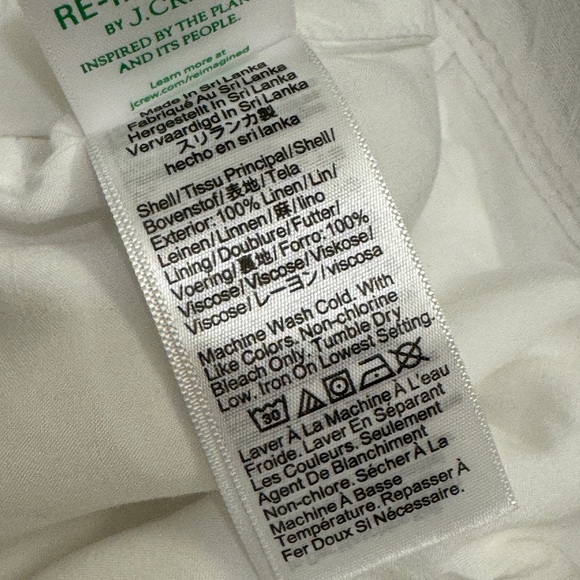 J.Crew White Linen Shorts Summer Casual Lightweight Women’s Shorts - Picture 5 of 7